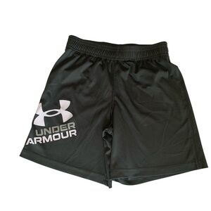 EUC Boys Charcoal Gray Under Armour Shorts 6